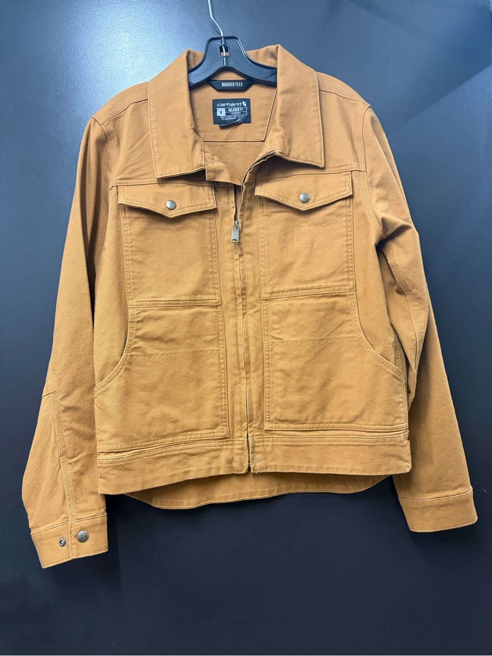 Carhartt Tan Men's Utility Relaxed Fit Jacket